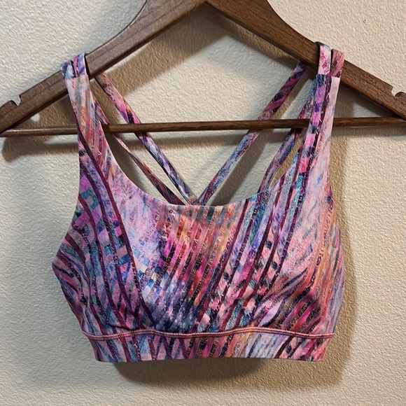 lululemon athletica Other - Colorful Lululemon Strappy Women's Sports Bra